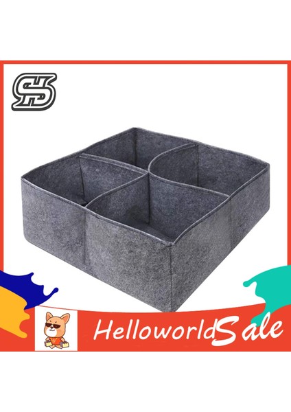 Helloworld Kumaş Dikim Kabı Taşınabilir Aşırı Sulamayan Sebze Yetiştirme Kesesi (Yurt Dışından)