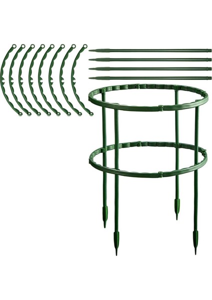 Bitki Destek Kazık Plastik Çelik Bahçe Tesisi Kazık Yarı Dairesel Bitki Destek (Yurt Dışından)