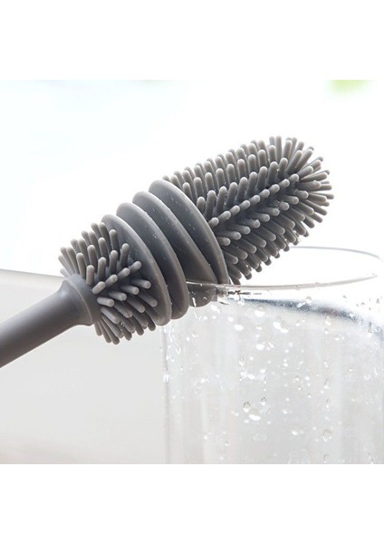 Silikon Bardak Fırça Fincan Scrubber Cam Temizleyici Mutfak Temizleme Aracı Uzun Saplı Karşılaşma (Yurt Dışından) modelleri