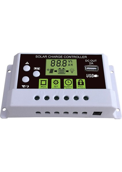 Güneş Paneli Kontrol Cihazı-1 x Güneş Kontrol Cihazı-Beyaz ve Siyah (Yurt Dışından) modelleri