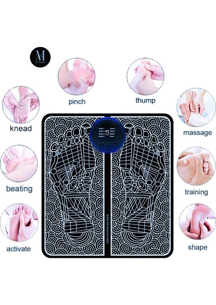 Ems Ayak Masaj Yastığı|kan Dolaşımını Artırın|ağrıdan Kurtulma| USB Şarj Edilebilir (Yurt Dışından) modelleri