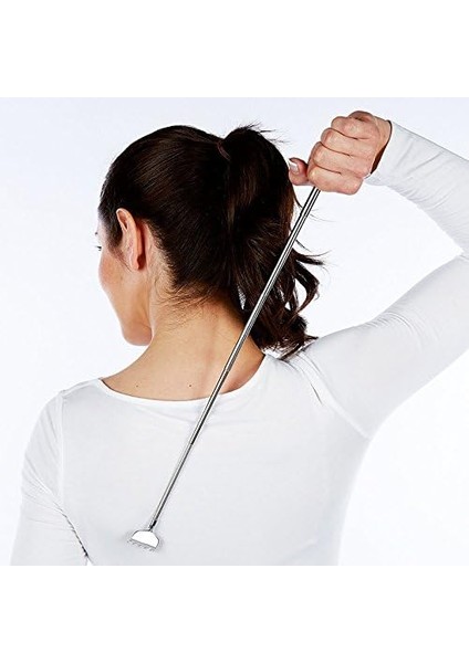 Geri Scratcher Masaj Uzatan Teleskopik Cep Kiti Paslanmaz Çelik Kendinden Masajlı Scratcher Aracı Vücut Boyun Sırt Omuz Için (Yurt Dışından) fiyatları