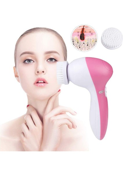 5'i 1 Arada Çok Fonksiyonlu Elektrikli Yüz Temizleme Fırçası Spa Kumandalı Kit - Breezepak'tan Yüz Bakım Masajı (Yurt Dışından) fiyatları