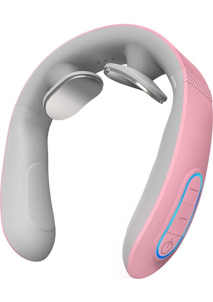 Omuz Vücut Masajı Şarj Edilebilir Düşük Frekanslı Manyetik Sıcak Kompres Manyetik Darbe Servikal Pembe (Yurt Dışından)