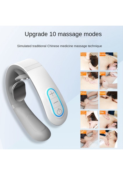 Omuz Vücut Masajı Şarj Edilebilir Düşük Frekanslı Manyetik Sıcak Kompres Manyetik Darbe Servikal Pembe (Yurt Dışından) modelleri