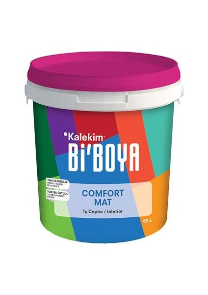 Bi Boya Biboya Mat Comfort 7,5 Lt Beyaz