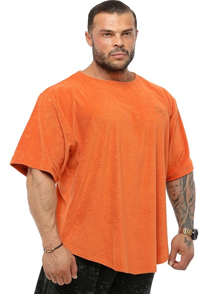 Oversize Nakışlı Havlu Rag Top T-Shirt Bgsm 3344 modelleri