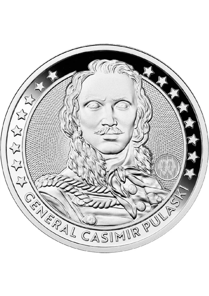 Kazimierz Pulaski Talar 2024 1 Ons 31.10 Gram Gümüş Sikke Coin (999.9)