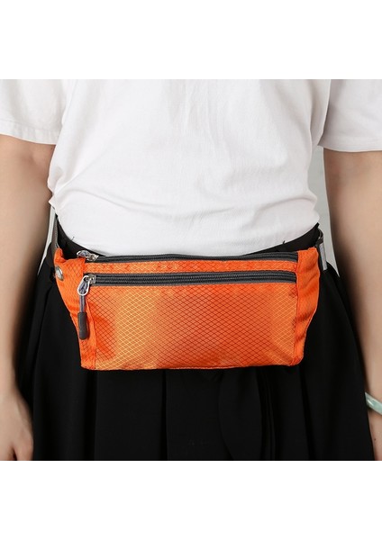 Turuncu YB05 Stili Bısı Goro Kadın Para Telefonu Kullanışlı Bumbag Hareket Bel Çantası Unisex Muz Kılıfı Fannypack Kadınlar Için Kalça Serseri Bel Çantası Kemer (Yurt Dışından)