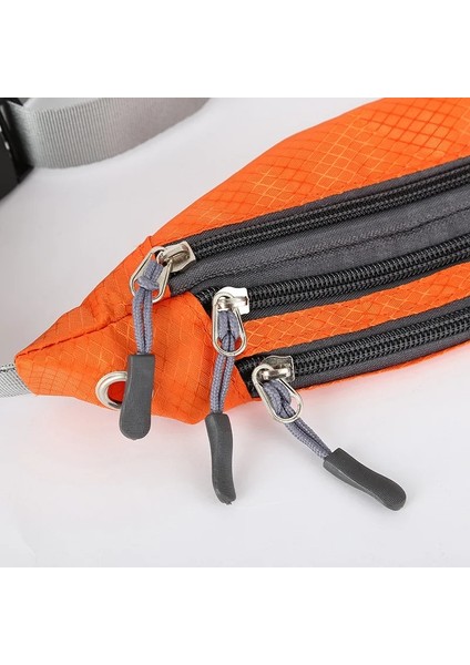 Turuncu YB05 Stili Bısı Goro Kadın Para Telefonu Kullanışlı Bumbag Hareket Bel Çantası Unisex Muz Kılıfı Fannypack Kadınlar Için Kalça Serseri Bel Çantası Kemer (Yurt Dışından)