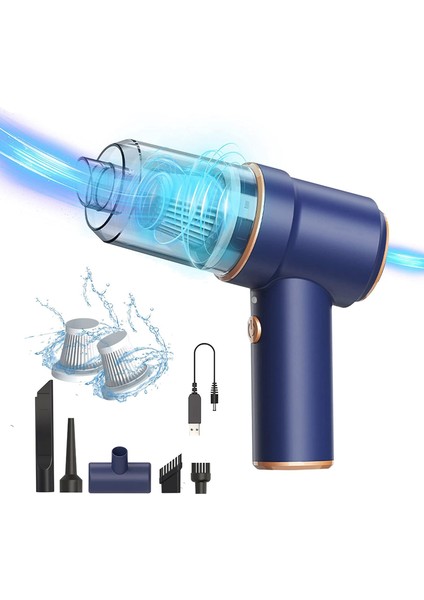 El Akülü Elektrikli Süpürge, USB 42000 Rpm Taşınabilir Basınçlı Hava Toz Üfleyici, Şarj Edilebilir Mini Araba Elektrikli Süpürge (Yurt Dışından) fiyatları