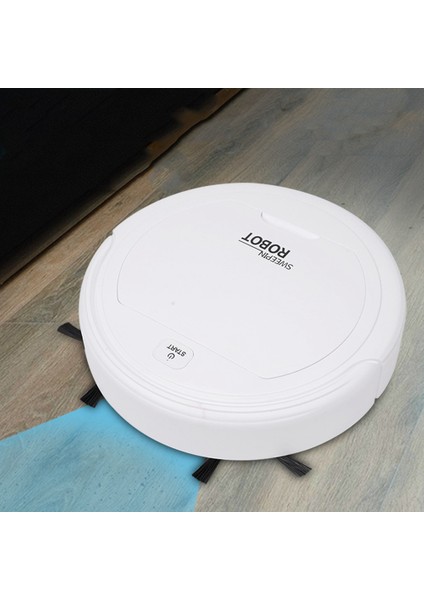 Otomatik Robot Temizleyici Akıllı Zemin Robotu Elektrikli Süpürge Otomatik Temizleyici Kenar Temiz Ev Zemin Süpürme Robotu, Siyah (Yurt Dışından) modelleri