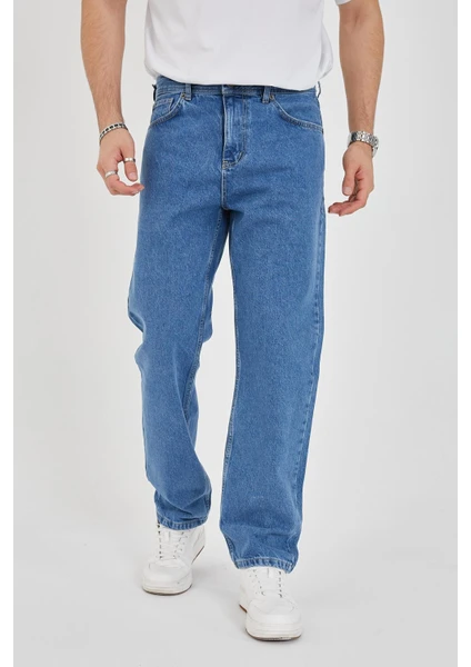 Enzim Jeans Erkek Baggy Kot Pantolon