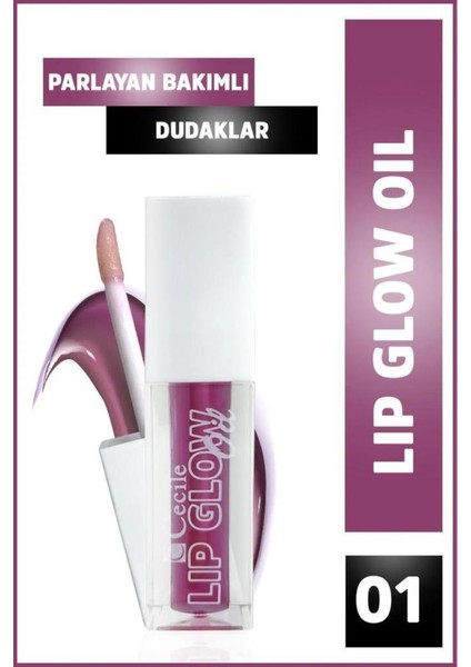 Glam Shine-Lip Oil Parlak Dudaklar Bakım Ve Makyaj Seti 01-04