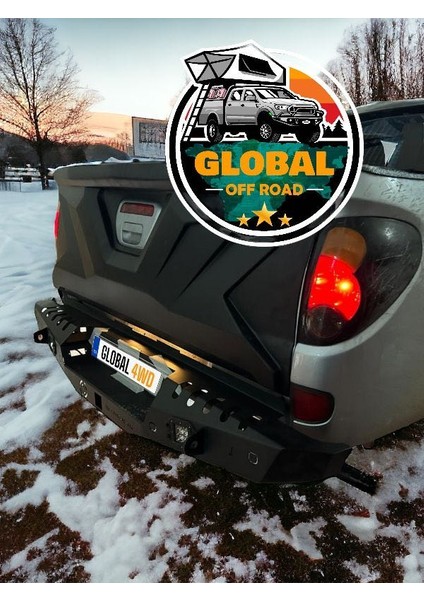 Mercedes X-Class Led’li Arka Çelik Tampon