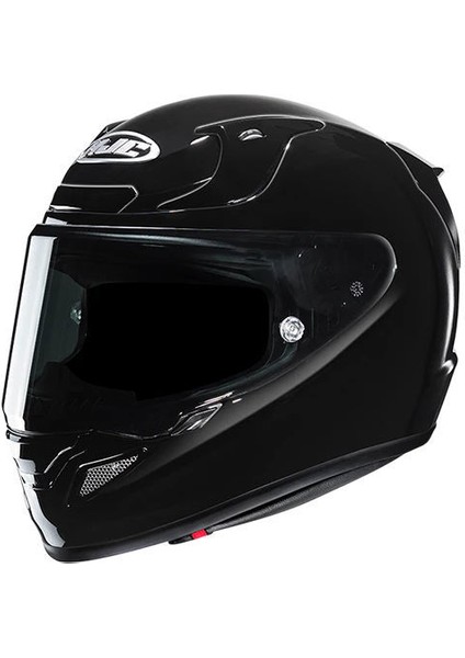 RPHA12 Kapalı Motosiklet Kaskı Parlak Siyah