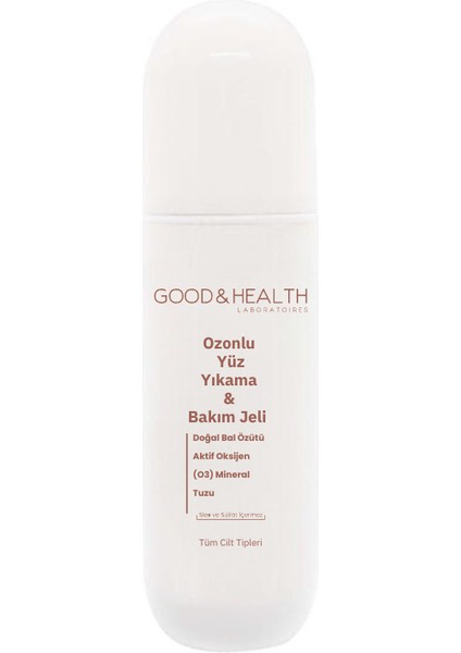 GOOD&HEALTH OZONLU YÜZ YIKAMA BAKIM JELİ 250 ML