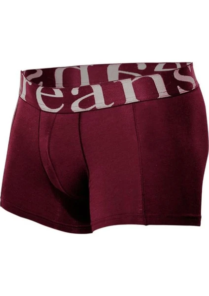 Bordo Erkek Modal Torbalı Normal Paça Boxer