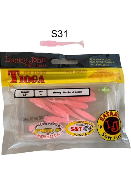 Tioga 2'' (5.08 cm) 10Pcs LRF Silikon Yem fiyatları