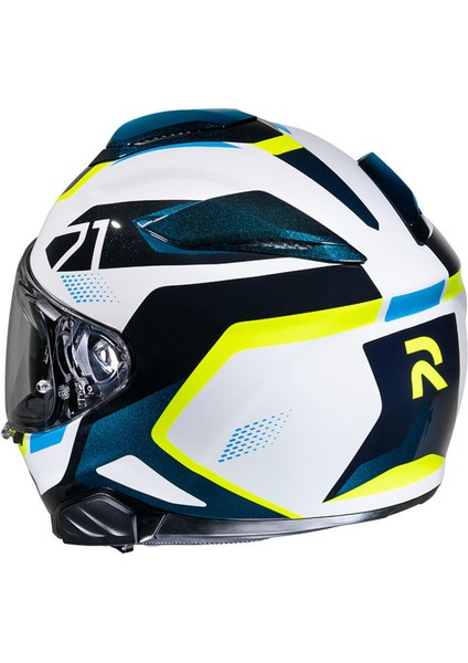 RPHA71 Hapel Kapalı Motosiklet Kaskı Beyaz Neon modelleri