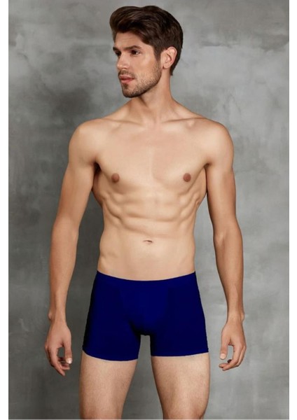 Lacivert Erkek Pamuk Boxer