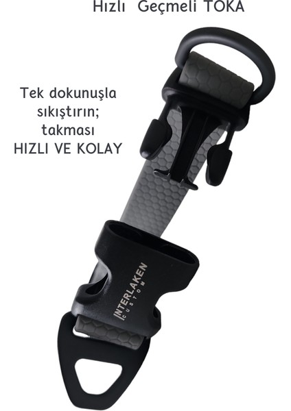Su Geçirmez Sağlam D-halkalı Gri Köpek Boyun Tasması -Small fiyatları