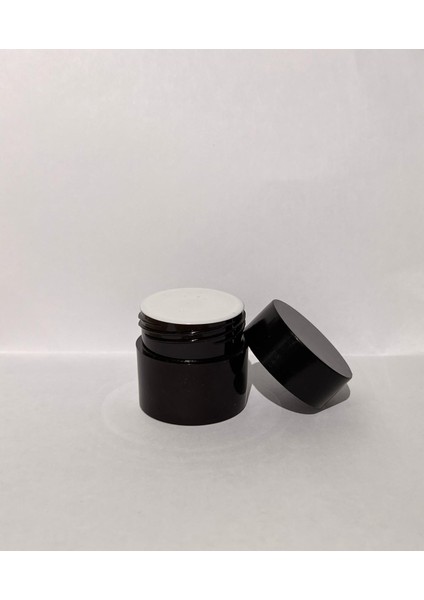 30 ml Kahverengi Akrilik Krem Kutusu, Siyah Kapak, Kozmetik Kutu, Plastik Kutu, 25 Adet fiyatları