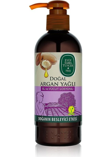 Doğal Argan Yağlı El Ve Vücut Losyonu 250 Ml