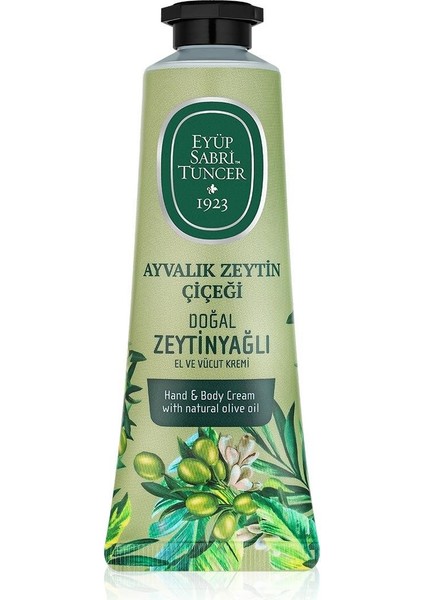 Eyüp Sabri Tuncer Ayvalık Zeytin Çiçeği Doğal Zeytinyağlı El Ve Vücut Kremi 50 Ml