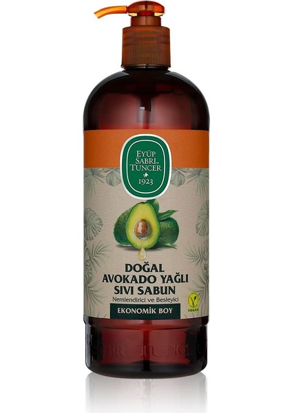 Doğal Avokado Yağlı Sıvı Sabun 750 Ml