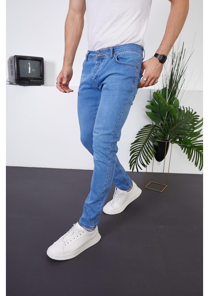 Erkek Likralı Slim Fit Kot/jeans Pantolon indirimleri
