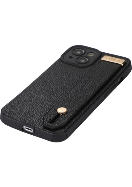 iPhone 13 Bilek Dokulu Pu Derisi+Tpu Telefon Kılıfı (Yurt Dışından)