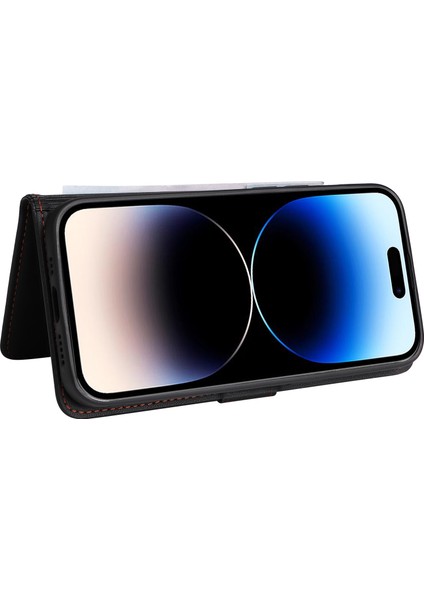 iPhone 14 Pro Max Max Katlanabilir Stant Çıkarılabilir Deri TeIefon Kılıfı (Yurt Dışından) modelleri