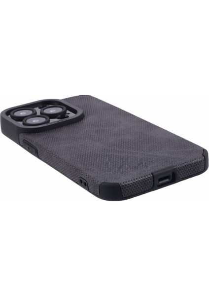 iPhone 14 Pro Max Cratch Tpu+Pu Deri TeIefon Kılıfı (Yurt Dışından)