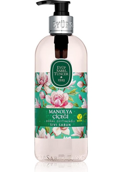 Manolya Çiçeği Doğal Zeytinyağlı Sıvı Sabun 500 Ml