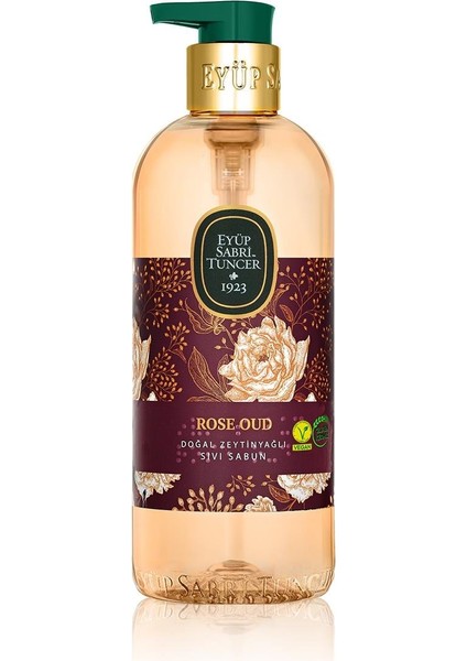 Eyüp Sabri Tuncer Rose Oud Doğal Zeytinyağlı Sıvı Sabun 500 Ml