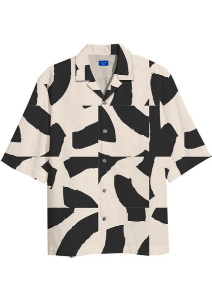 Erkek Resort Yaka Desenli Gömlek - Jeff indirimleri