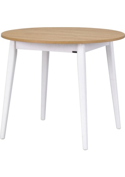 Ege Sandalye Avanos Mdf Yuvarlak Ahşap Mutfak Masası Takımı - 90X90 cm modelleri