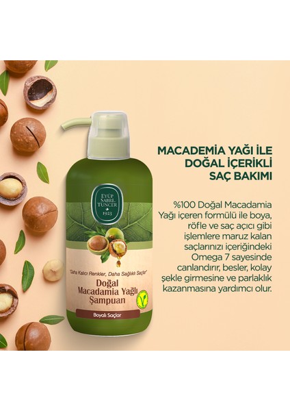 Eyüp Sabri Tuncer Doğal Macadamia Yağlı Şampuan  600 ml