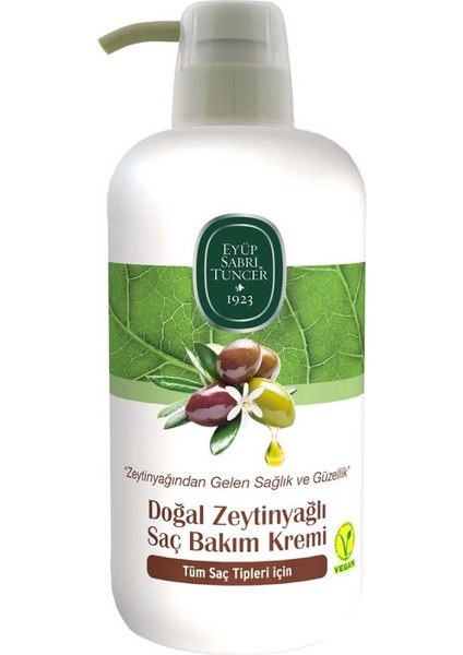 Doğal Zeytinyağlı Saç Kremi 600 ml