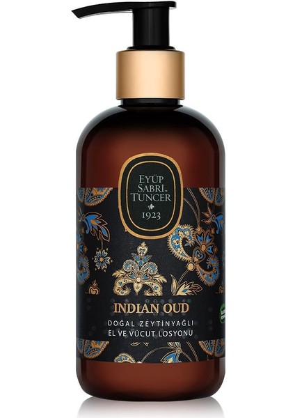 Eyüp Sabri Tuncer Indian Oud Doğal Zeytinyağlı Losyon 250 Ml