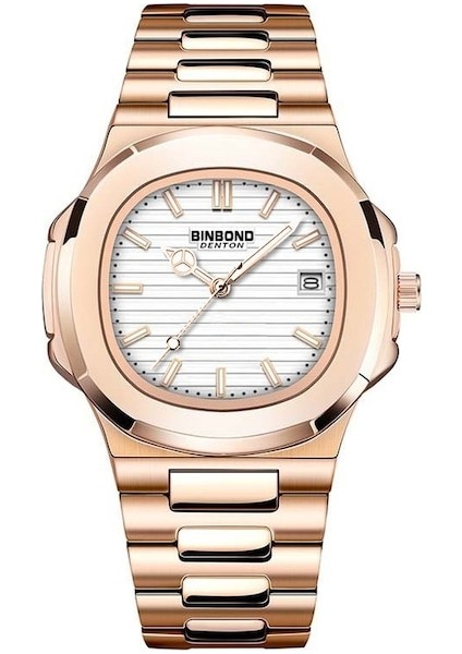 Fashionwoca WN230 Rose Gold Erkek Su Geçirmez Işıklı Saat (Yurt Dışından)