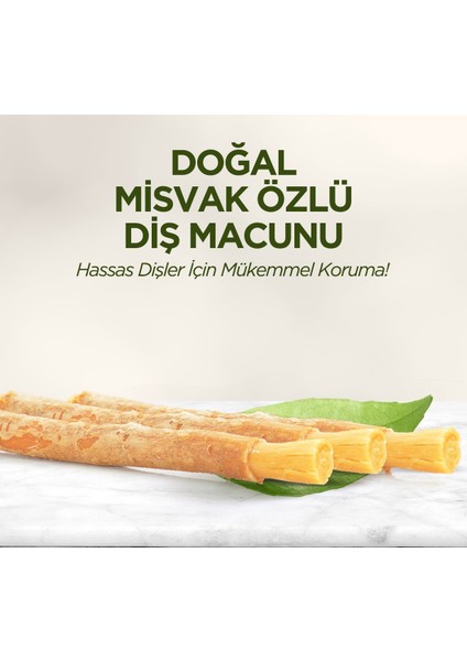 Doğal Misvak Özlü Diş Macunu 90 ml