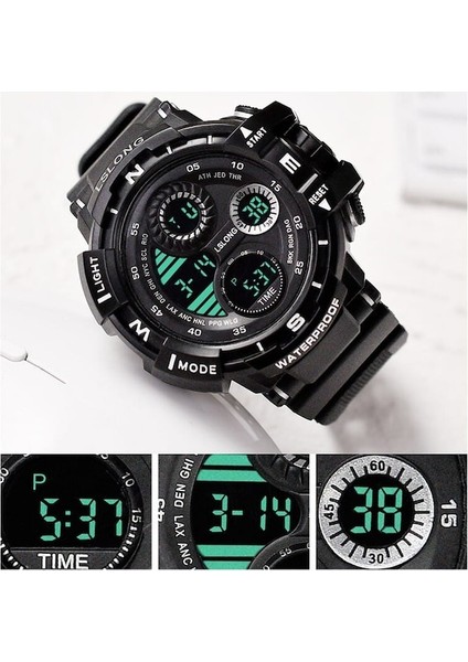 Lslong Dijital Saat Siyah - Beyaz (Yurt Dışından) fiyatları