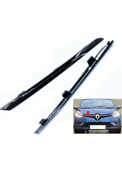 Renault Clio 4 Panjur Çıtası Siyah Sol 2012-2023 620743795R