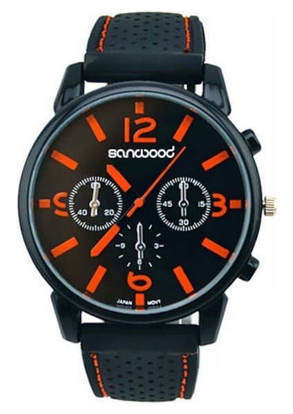 Erkek Kol Saati Silikon Kordon Spor Orange GM00002999094 (Yurt Dışından)