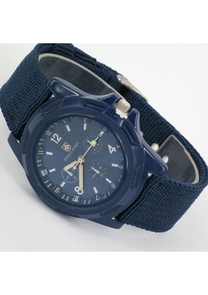 Gemius Army Erkek Sport Yuvarlak Dial Naylon Kordon Kol Saati Coffee (Yurt Dışından)