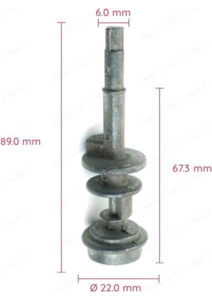 Behin Dizayn Bmw 3 Serisi E36 Kontak Ateşleme Kilit Silindir Mili 1990-2000