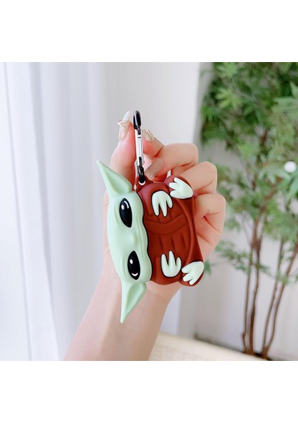 Air Pods 3. Nesil Uyumlu 3D Silikon Kılıf - Baby Yoda