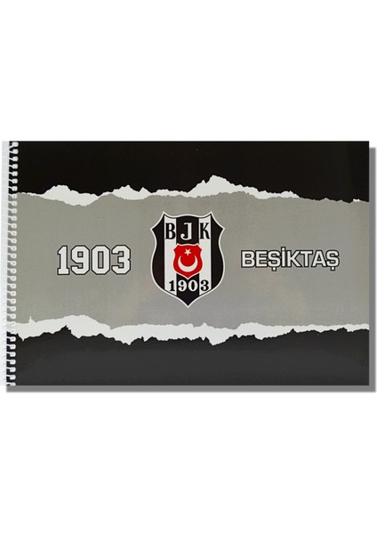 Beşiktaş 24X34 15 Yaprak Karton Kapak Spiralli Resim DEFTERI(463635)